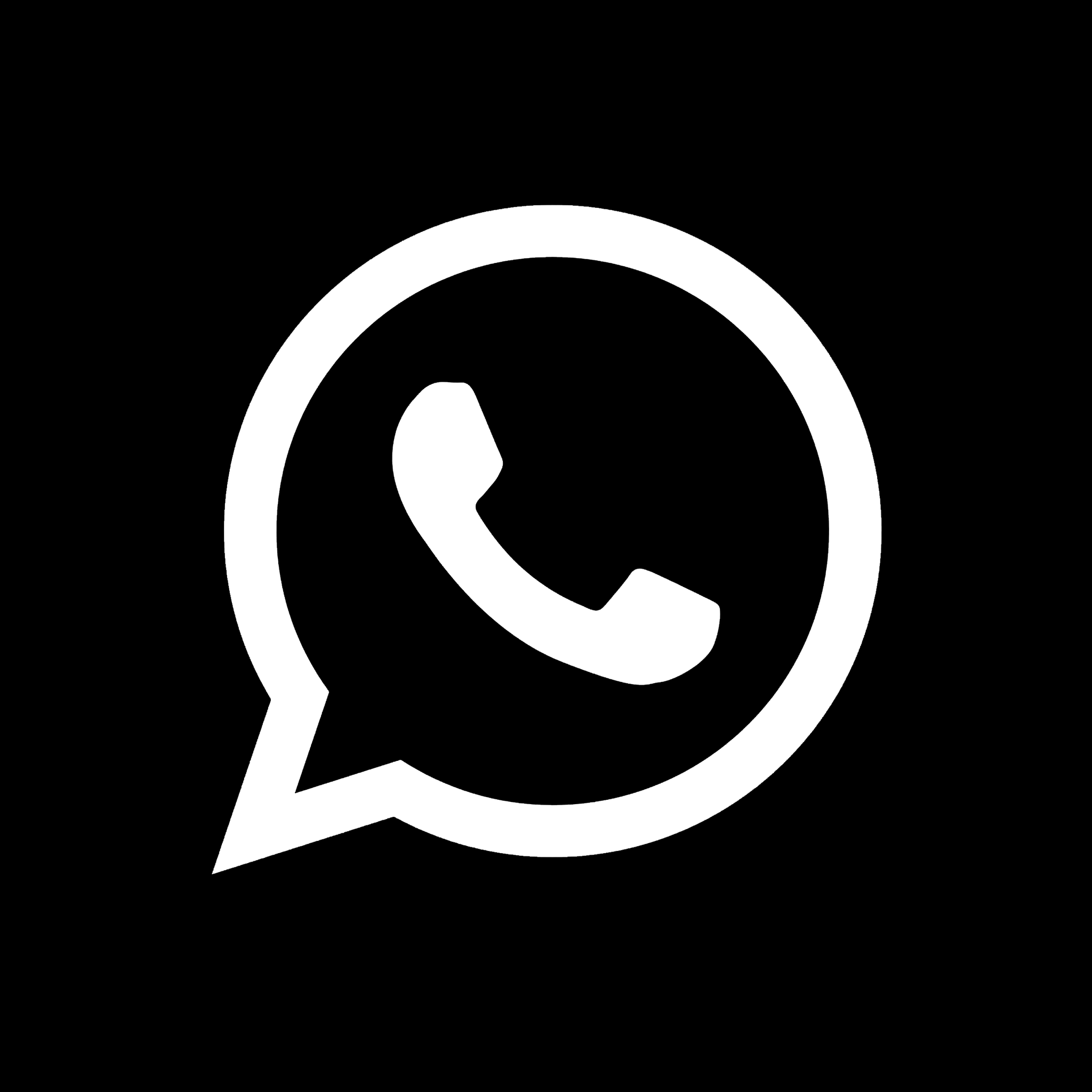 White whatsapp-logo.